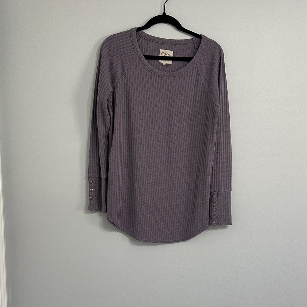 Chaser Women's Dusty Purple Long Sleeve Tee